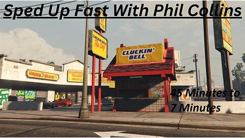 GTA 5 - Super Fast Sped Up Cluckin Bell Full Play-Through With Mama by Phil Collins - Grand Theft Auto V