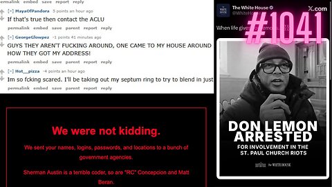 Don Lemon Arrested - Patriot Hackers Town Down Communists - Bill Gates Epstein STD