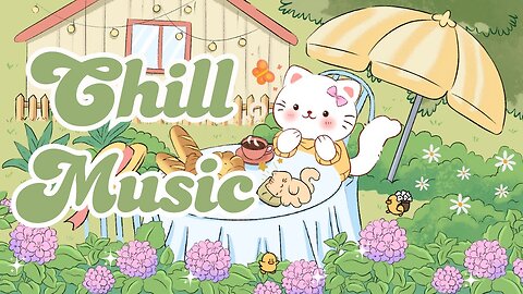 Chill Music Lofi Kitty 🌷🌟1 Hr Song🧡 lofi chill 【Cute lofi music mix】🌳study aesthetic chill relax🌷