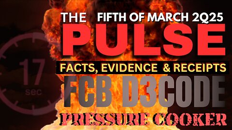 THE PULSE [5 MARCH 25] PRESSURE COOKER - FCB D3CODE