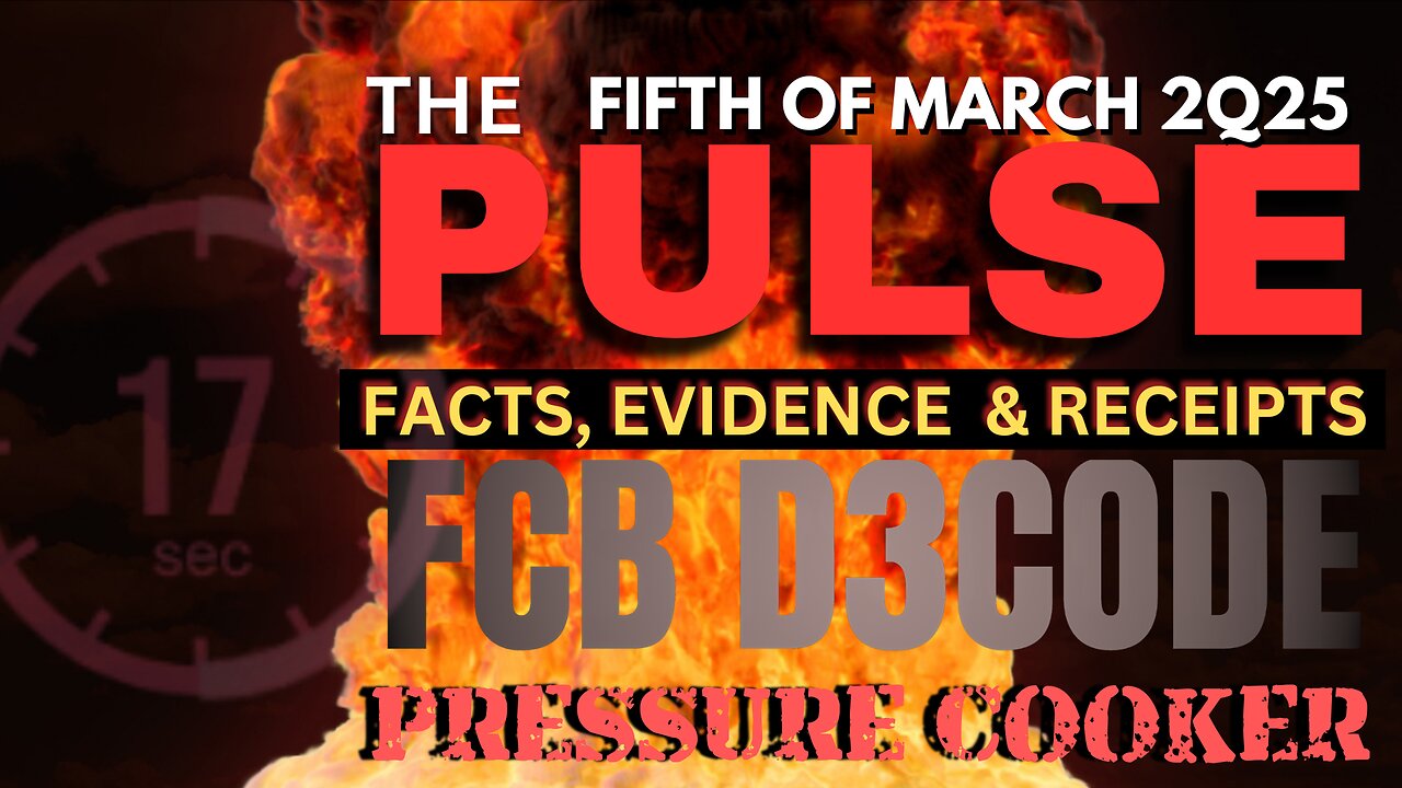 THE PULSE [5 MARCH 25] PRESSURE COOKER - [GO TO VIDEO DETAILS FOR FIX]