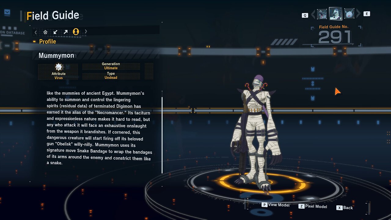 mummymon all digivolution/de-digivolution/profile Digimon Story Time Stranger