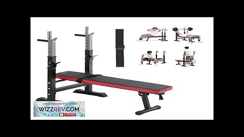 Weight Bench Sit up Bench for Home Gym Strength Training Adjustable Foldable Review