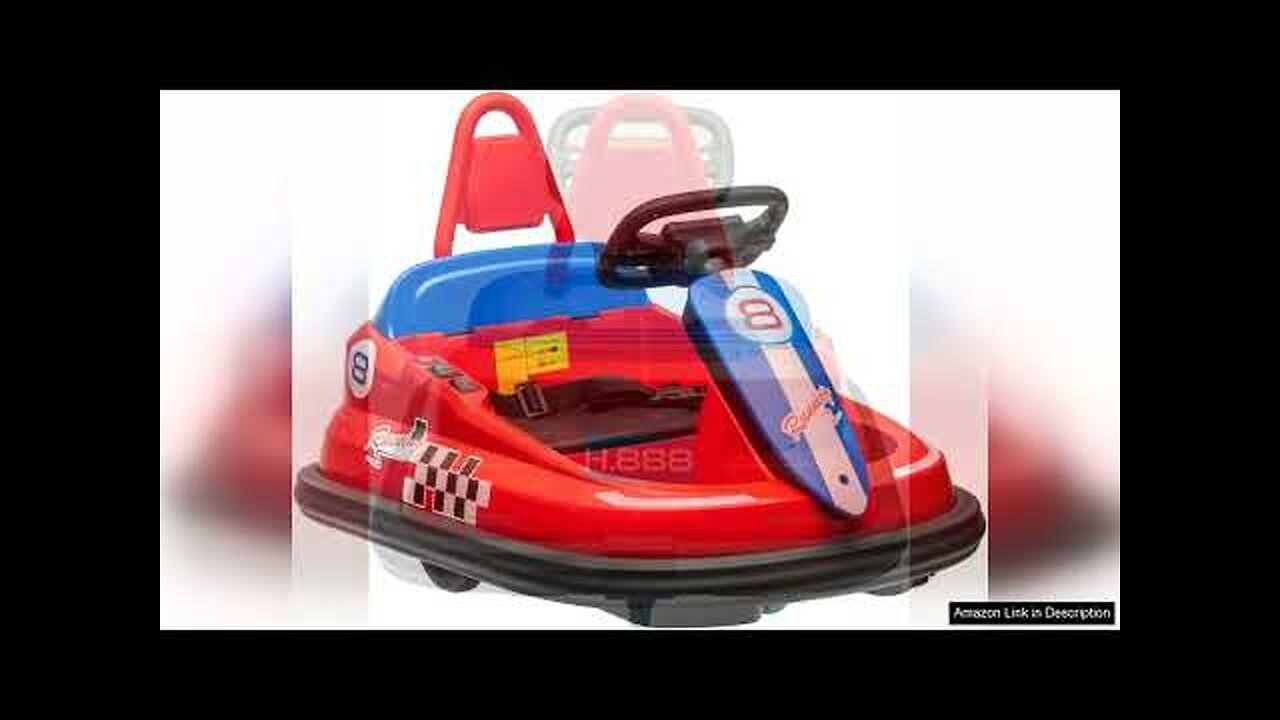 6V Kids Ride on Electric Go Kart Bumper Car W/Parents Remote ControlThree Review