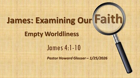 Grace Church Service 2026-01-25