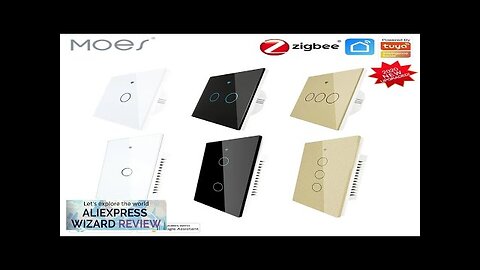 ZigBee Wall Touch Smart Light Switch With Neutral/No Neutral No Capacitor Smart Review