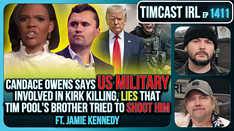 Candace Owens Says MILITARY INVOLVED In Kirk Killing, Says Tim Pool's Brother Tried To SHOOT HIM