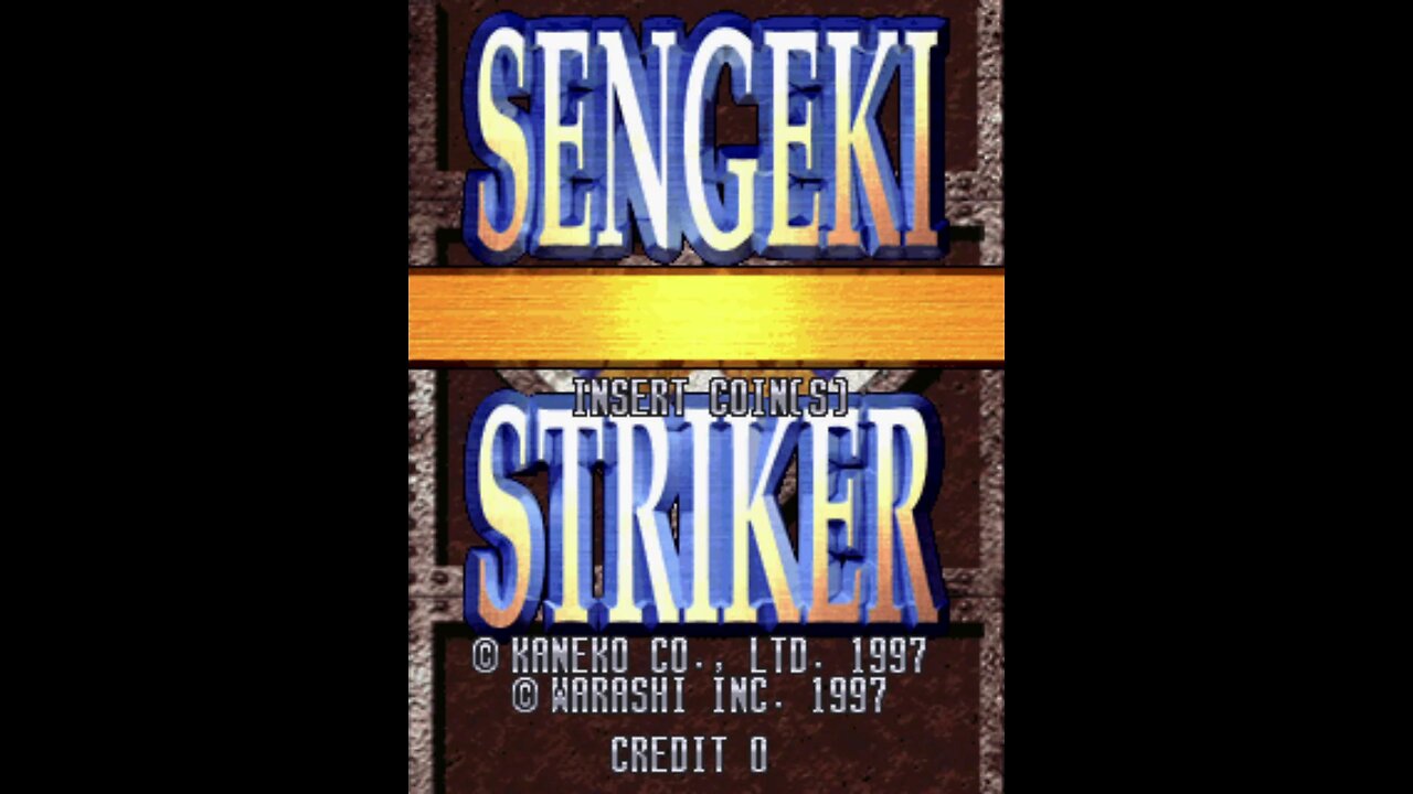 Sengeki Striker Arcade Game, Kaneko Warashi 1997, Longplay