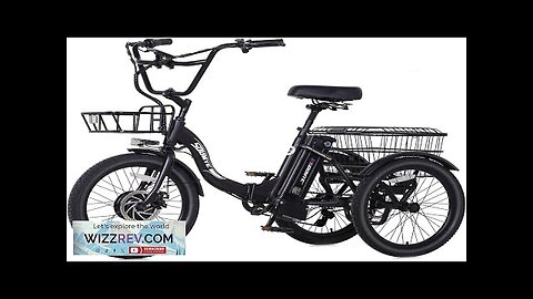 Electric Tricycle for Adults20" Folding Electric Trike3 Wheels Electric Bicycle Bikes Review