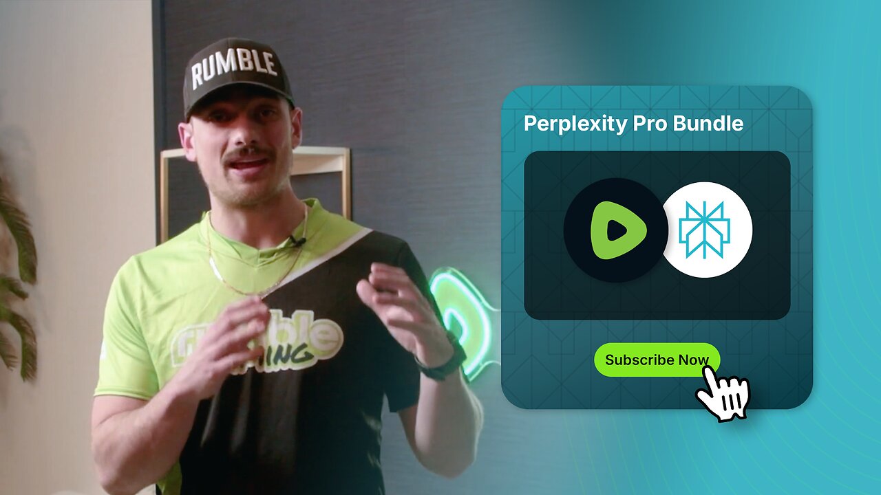 Rumble Premium x Perplexity Pro Subscription Bundle