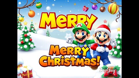 Super Mario Bros X-MAS and pacman Christmas maybe more