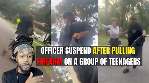 Sheriff deputy suspended after video surfaced of him drawing firearm on a group of teenagers