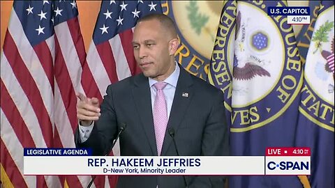 Reporter to Jeffries: Are You Concerned ‘Communicating with a Sex Offender’ and ‘Embezzling FEMA Funds’ Will Harm Democrats’ Momentum from November Elections?