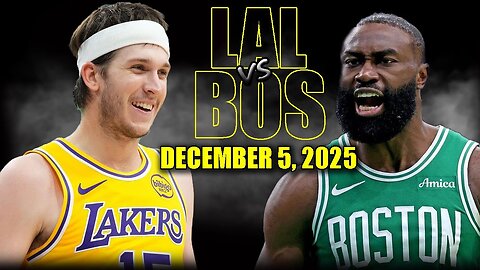 Boston Celtics VS Los Angeles Lakers game highlights