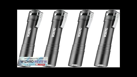 WORKPRO LED Pen Light Aluminum Pen Flashlights Pocket Flashlight with Clip Review