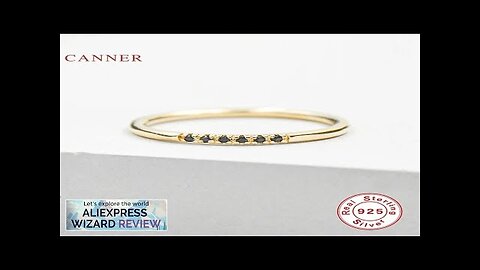 CANNER Real Single Row Of Black Diamonds Ring 100% 925 Sterling Silver Review