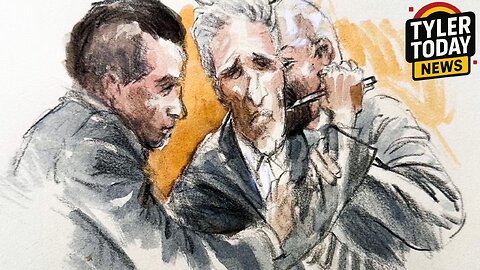 Ryan Routh found guilty on all counts takes a pen to his neck