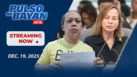 LIVE: Pulso ng Bayan kasama si Admar Vilando at Jade Calobroso | December 19, 2025