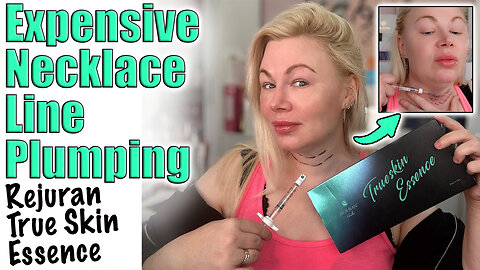 Expensive Necklace Line Plumping with Rejuran True Skin Booster! Code Jessica10 Saves you Money