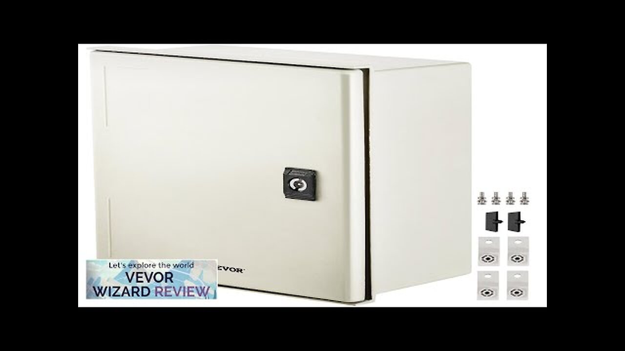 VEVOR Fiberglass STELL Enclosure 12 x 10 x 6'' NEMA 4X Fiberglass Review