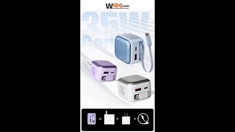 🔌 35W GaN Retractable Charger — Power That Packs Small! ⚡