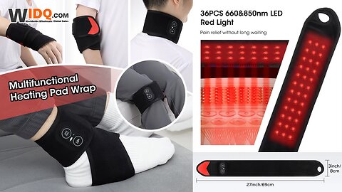 🔥 Hand & Joint Pain Relief Wrap – 660/850nm Red Light Therapy 🌟