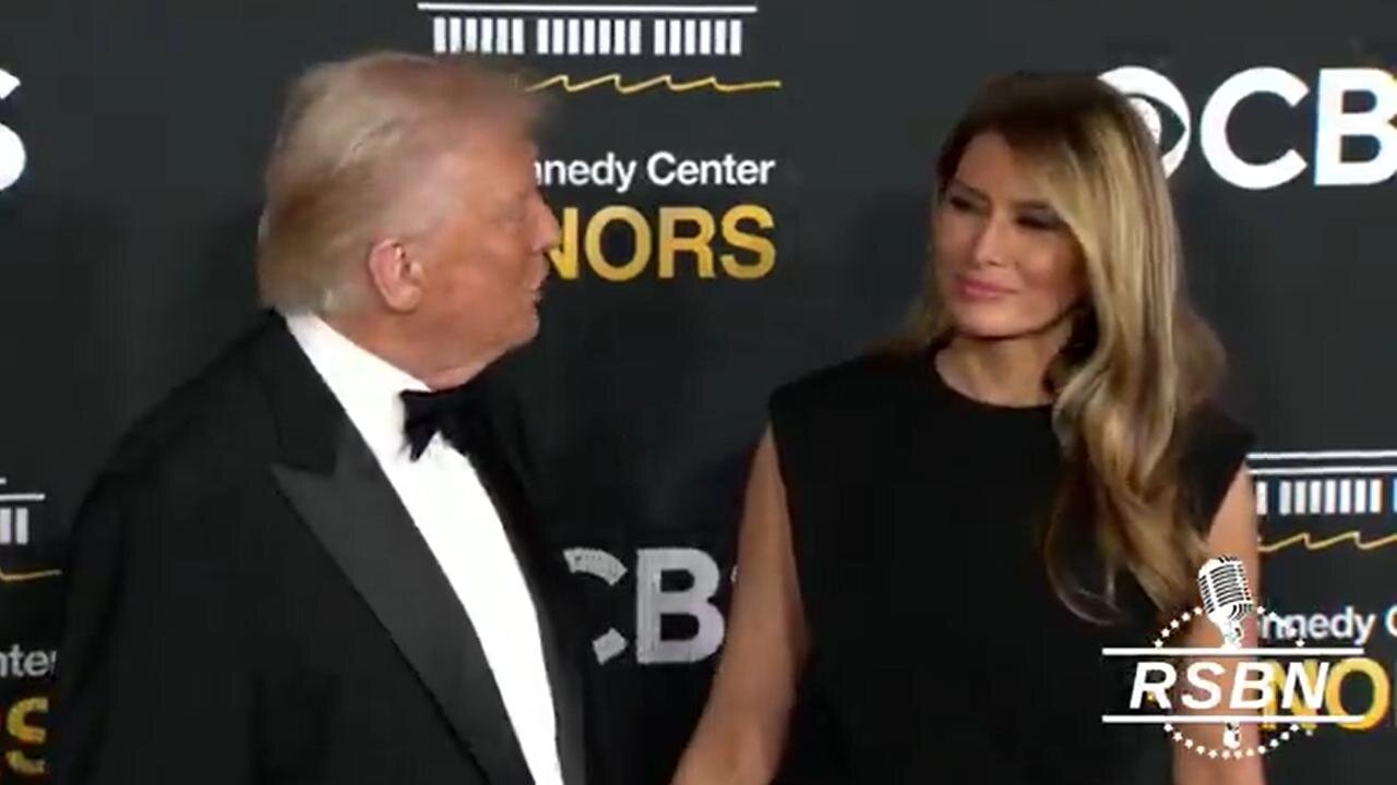🔥WATCH IN FULL: President Trump & First Lady arrive for tonights Kennedy Center Honors - 12/7/2025