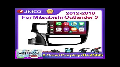 JMCQ 2Din Car Radio For Mitsubishi Outlander 3 2012-2018 Stereo Multimedia Player Review