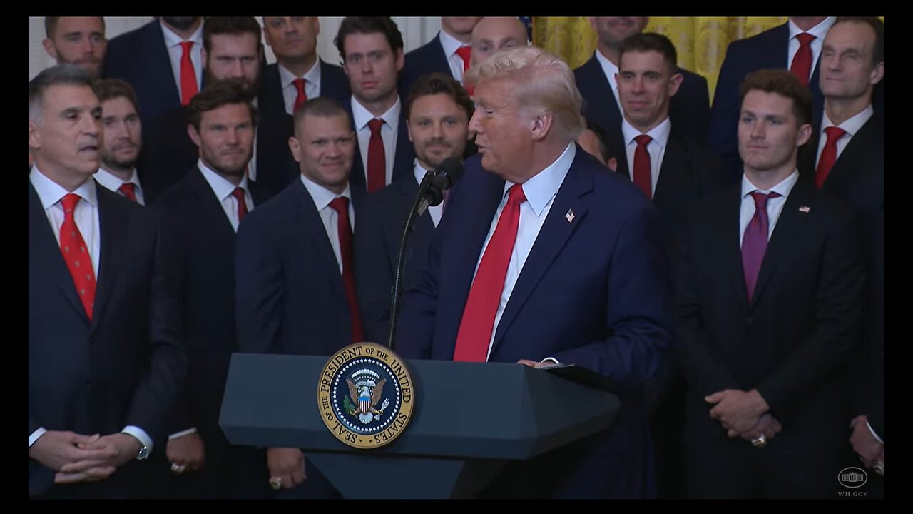 President Trump Hosts the 2024 Stanley Cup Champions the Florida Panthers