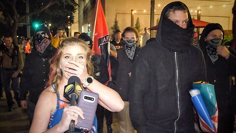 Antifa Gets EMBARRASSED By Conservative Girl