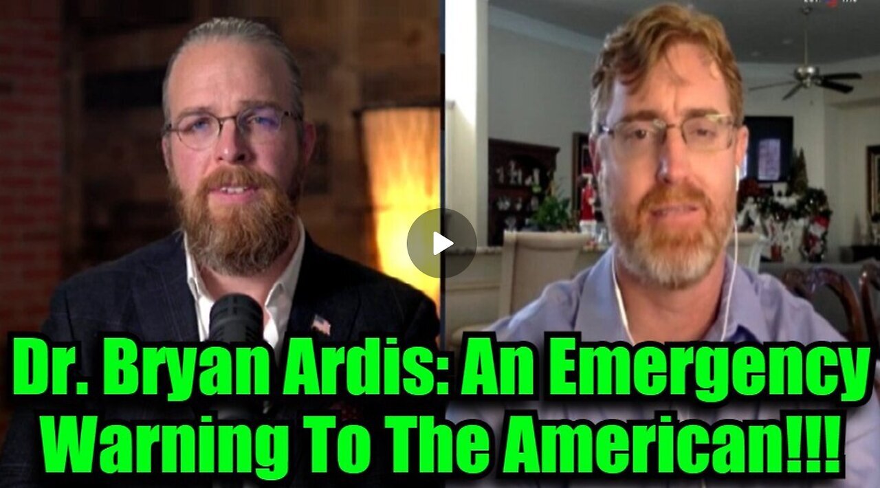 Dr. Bryan Ardis: An Emergency Warning To The American!!!