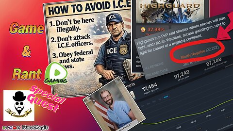 Game & Rant #79 | More Violence in MN as ICE raids continue, Highguard Releases to Scathing Reviews