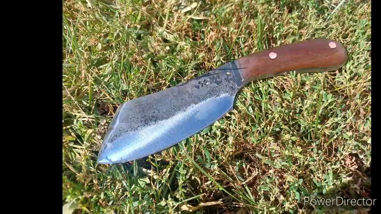 bladesmithing a camping knife