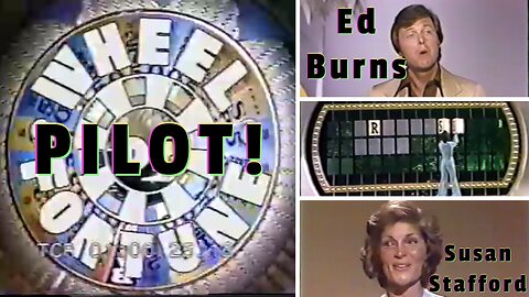 Wheel of Fortune PILOT (1974) – Ed Burns & Susan Stafford