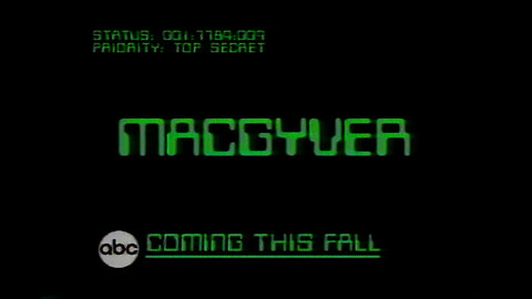 August 10, 1984 - Promo for 'MacGyver' & Pro Hardware Commercial