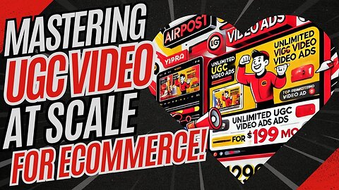 E489:🎙️MASTERING UGC VIDEO AT SCALE FOR ECOMMERCE!