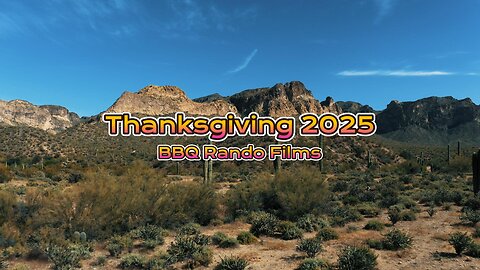 Thanksgiving Day🦃2025 BBQ Rando🌵