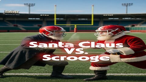 Santa Claus Vs Scrooge Holiday Christmas Fantasy Football Podcast Game