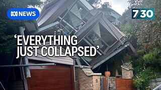 Landslide sends house down hill | 7.30