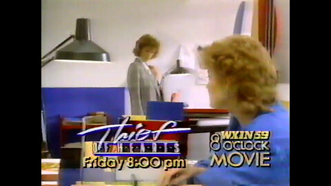 November 17, 1987 - WXIN Indianapolis Promo for 'Thief of Hearts'