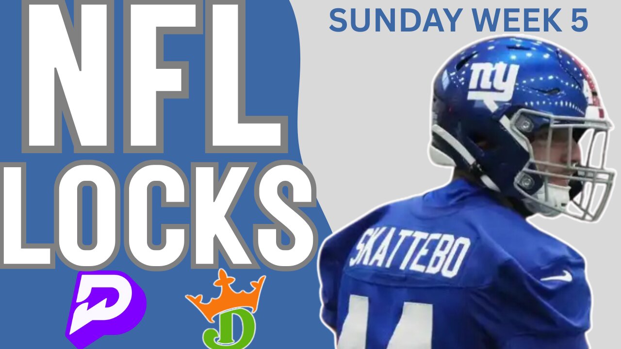 NFL SUNDAY WEEK 5 BEST BETS