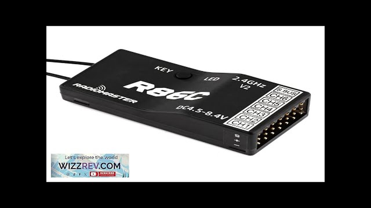 Radiomaster R86C V2 6CH/8CH Compatible PWM SBUS RC Receiver for Radiomaster TX12 Review