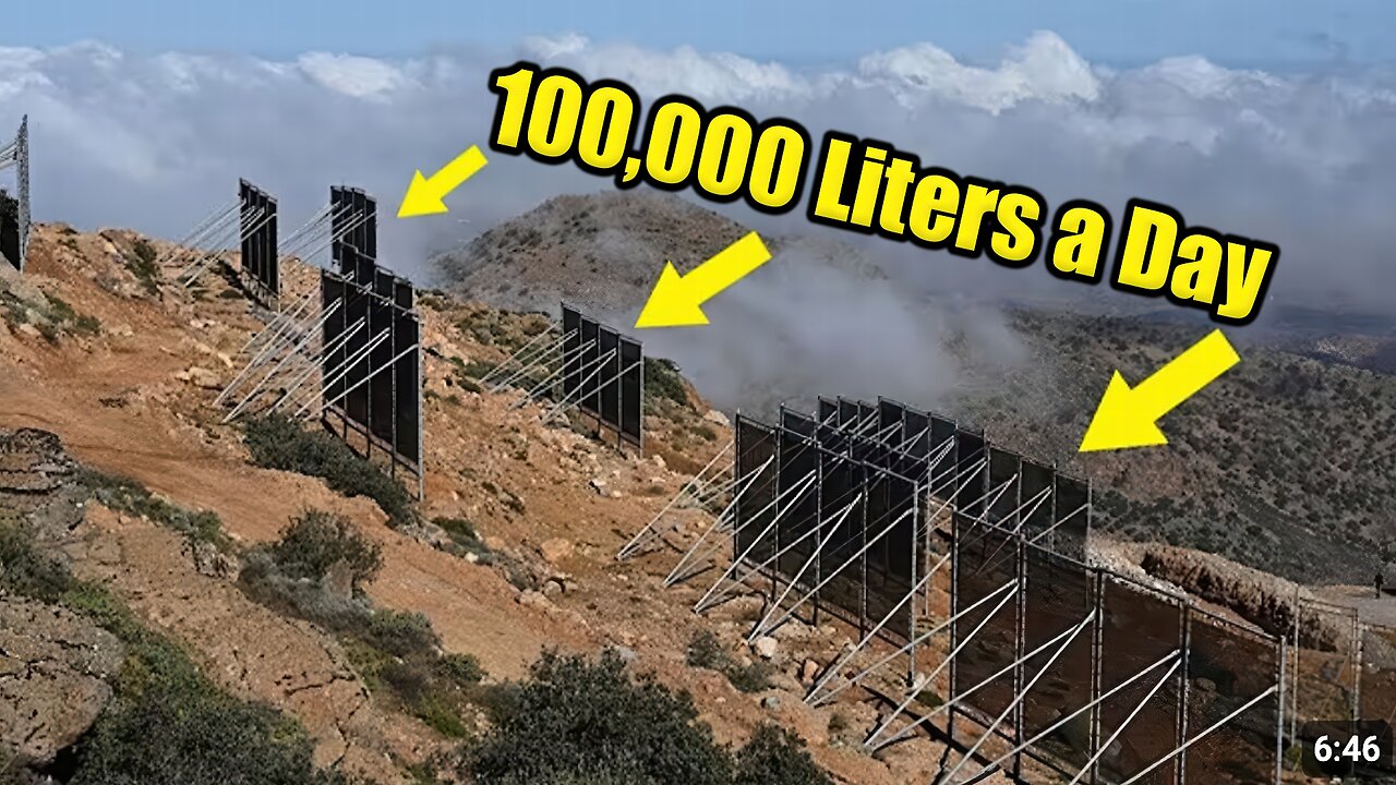 China's MIRACLE Water Catcher... Produces 100,000 Liters a Day in the Desert For FREE!