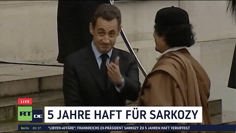 Gaddafi-Affäre: Frankreichs Ex-Präsident Sarkozy zu 5 Jahren Haft verurteilt