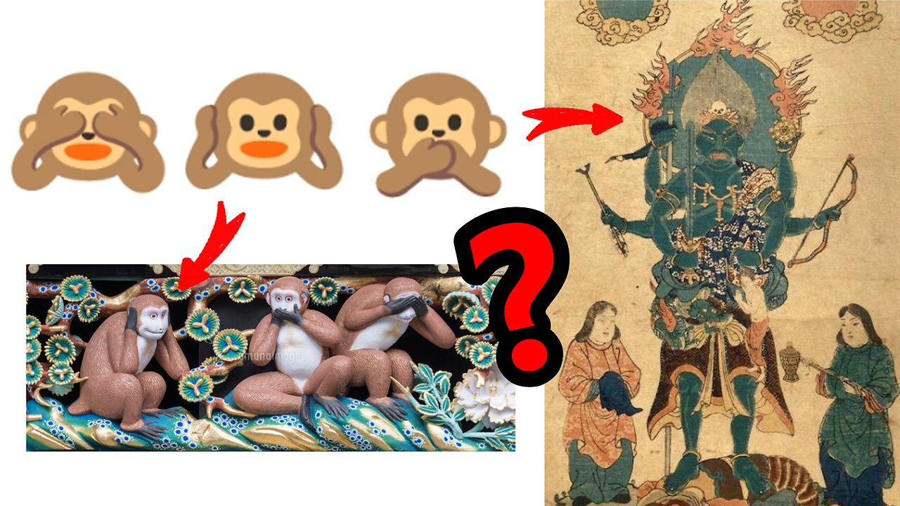 What Does the 3 Monkeys Emoji Mean? | Asian Culture | Traditional Culture | Ancient Time