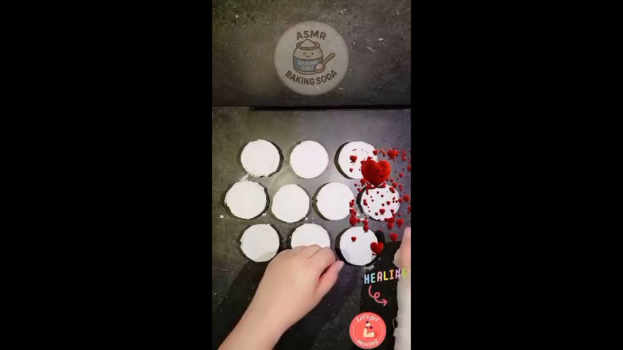 ASMR baking soda