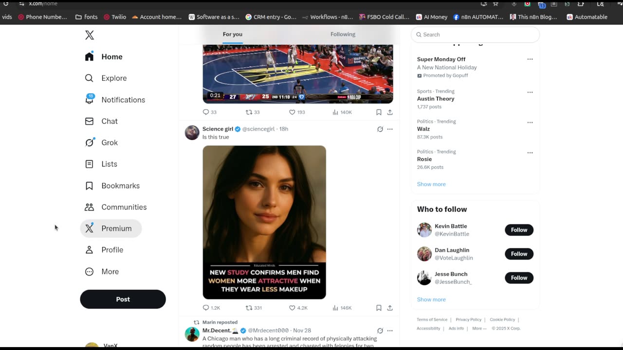 What's on X today... What I think about Today's Garbage On X