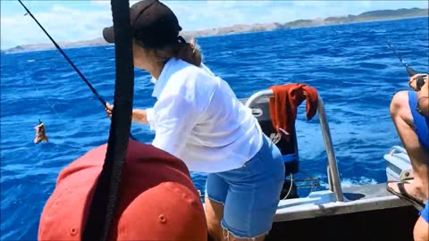 Big snapper on staff fishing trip