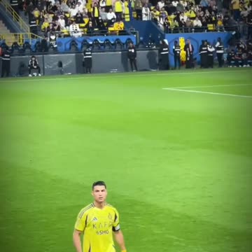 Cristiano Ronaldo's reaction