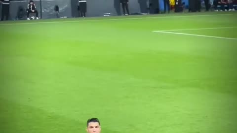 Cristiano Ronaldo's reaction